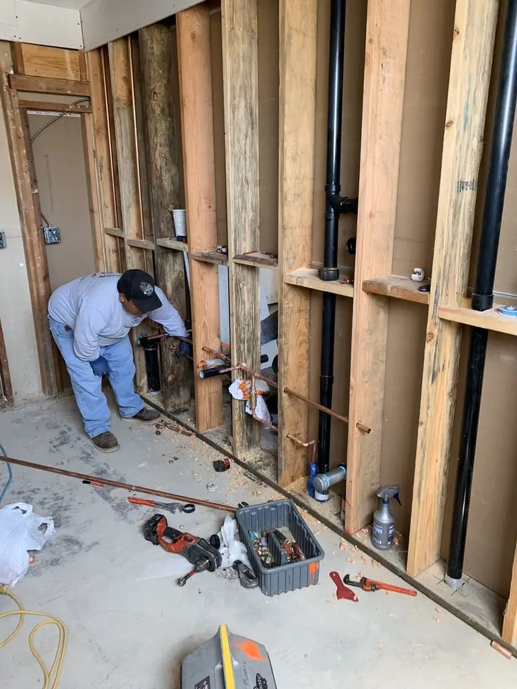 Commercial rough-in plumbing for Water Heater Replacement in Milleville Beach